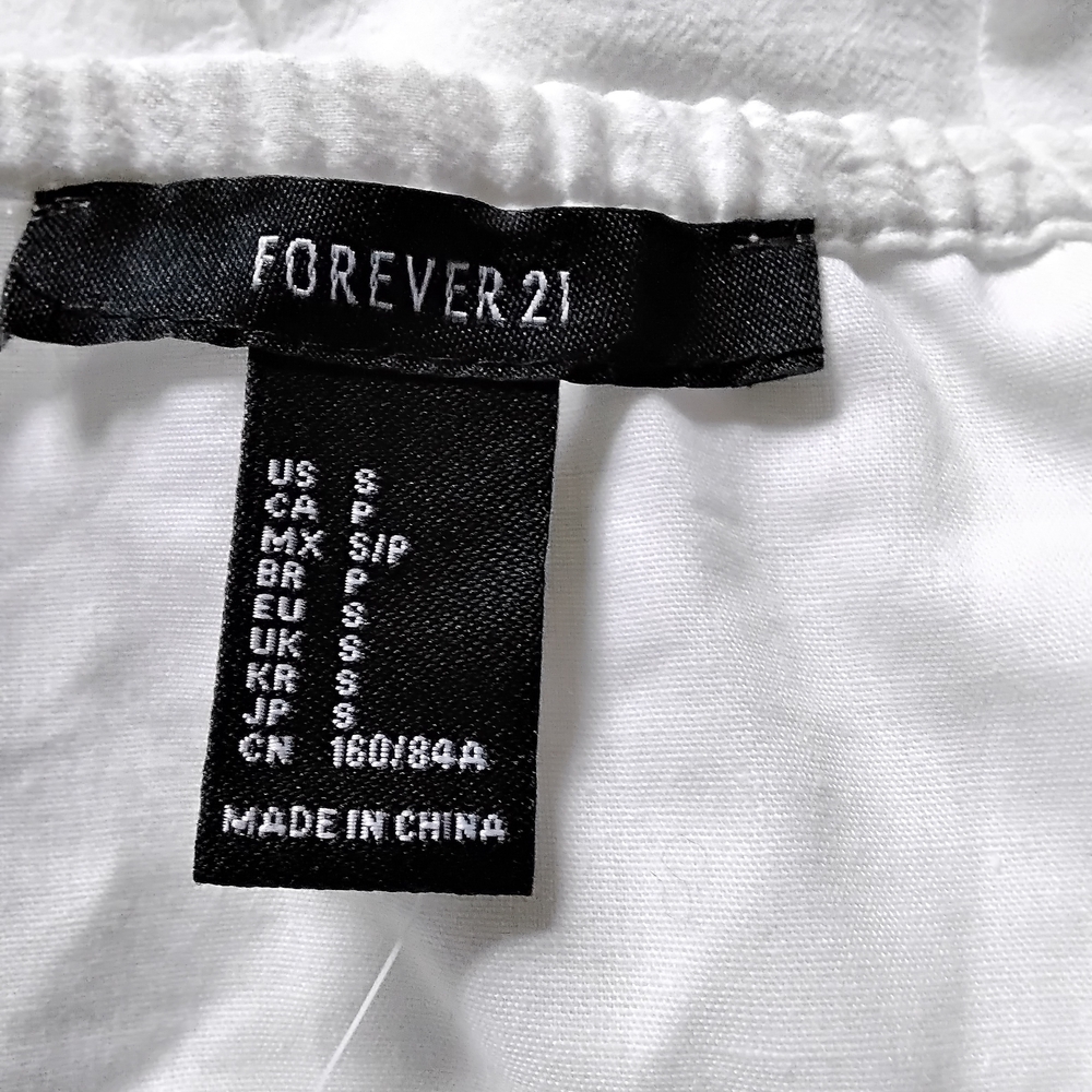 Forever 21 Elegant White Crochet Mini Dress - Picture 3 of 5